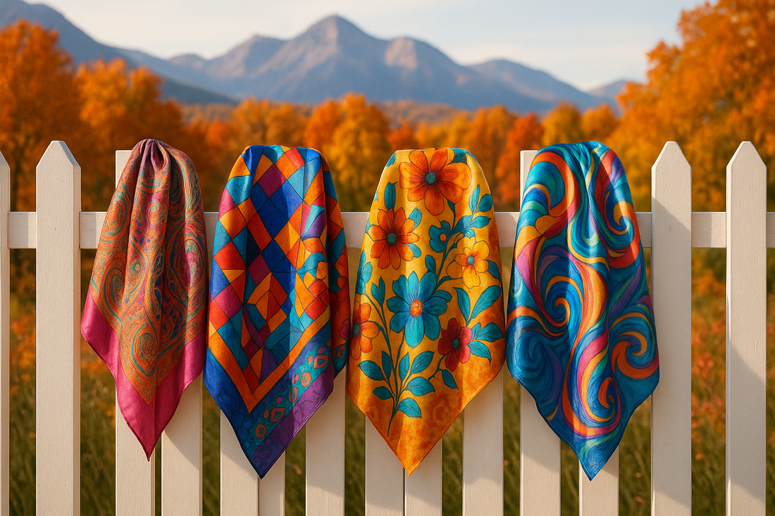 Navigating Fall and Winter Fashion with Luxury Silk Scarf Accessories